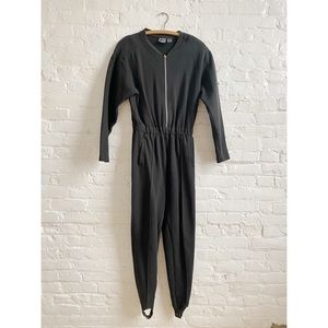 Vintage 80s LIZ WEAR Strirrup Jumpsuit